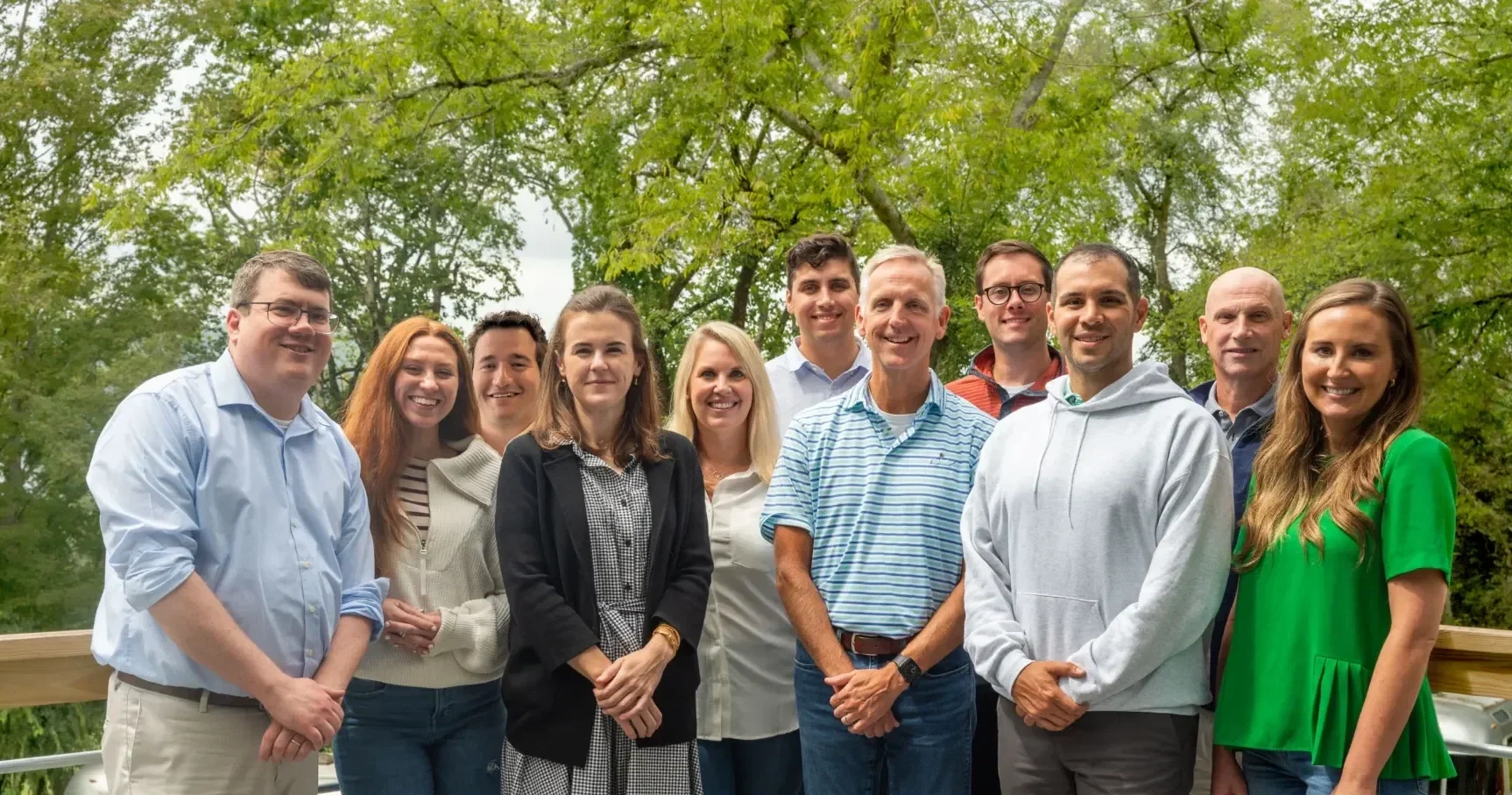 image of team standing together